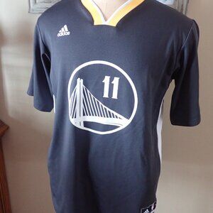 Adidas Black Golden State Warriors Klay Thompson 11 Basketball Men's Jersey L